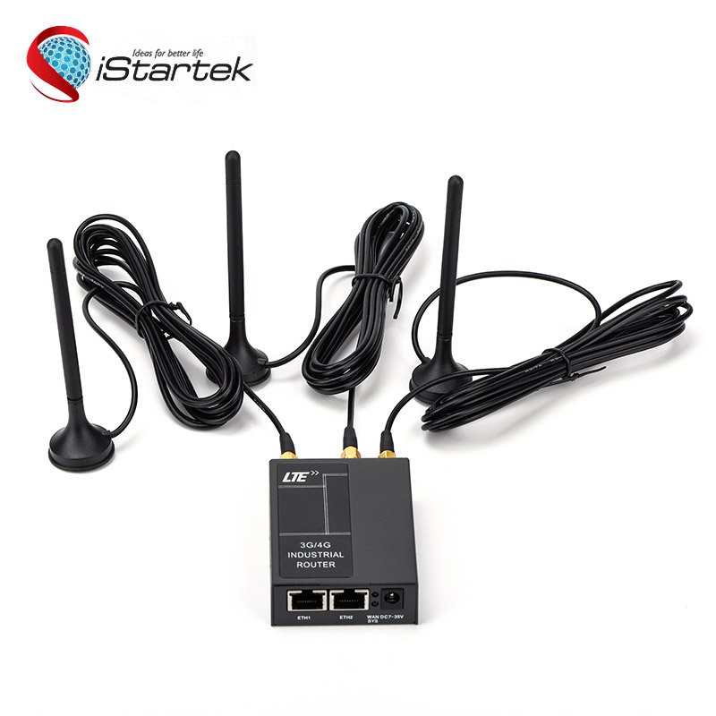 Industrial IoT M2M Advertising Marketing Simcard 12V Car WiFi LTE 3G 4G Industrial Router for Buses